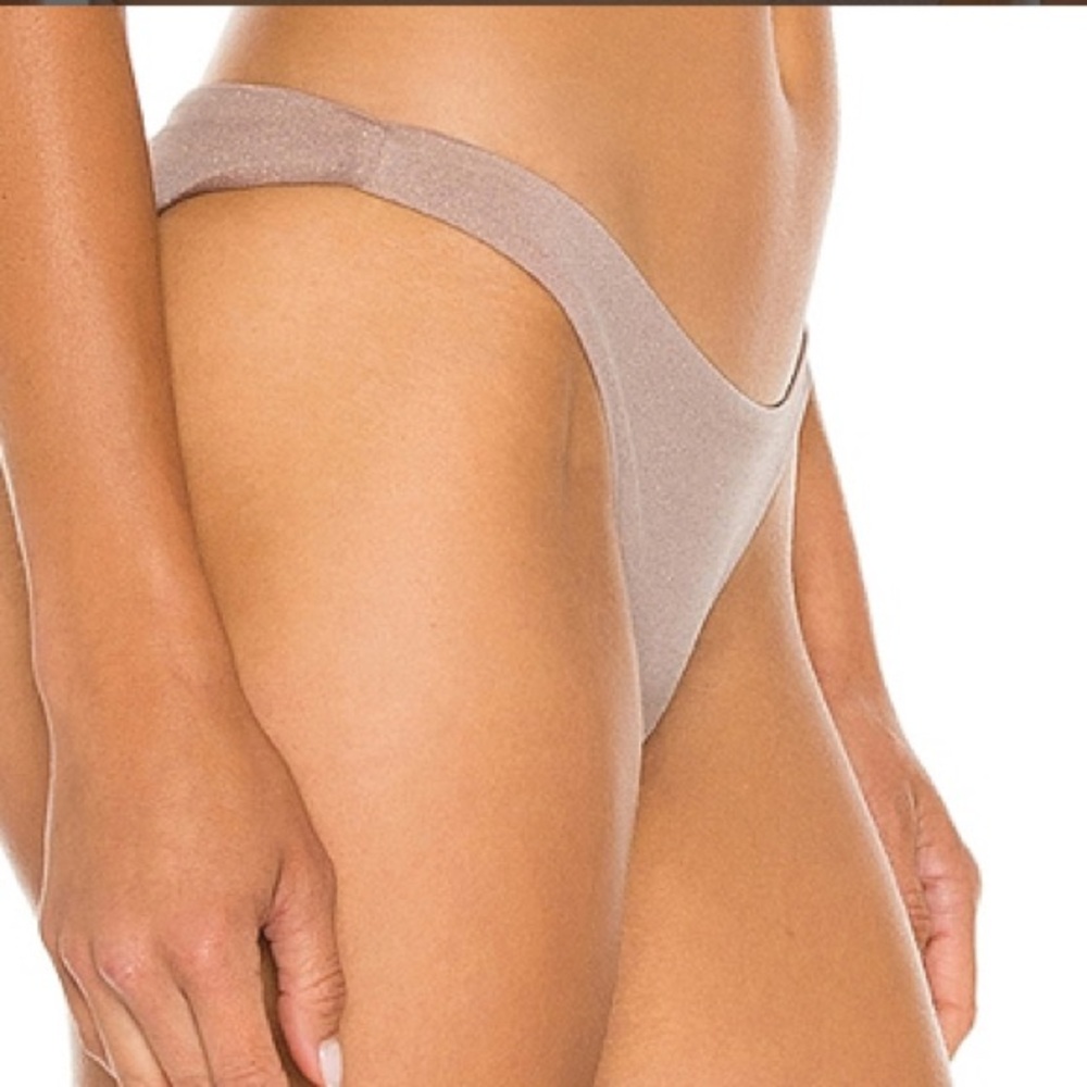 L*Space Swim Shimmer‎ Dusty Pearl Camacho Bikini Bottom Classic, X-Large, NWT - Picture 3 of 15